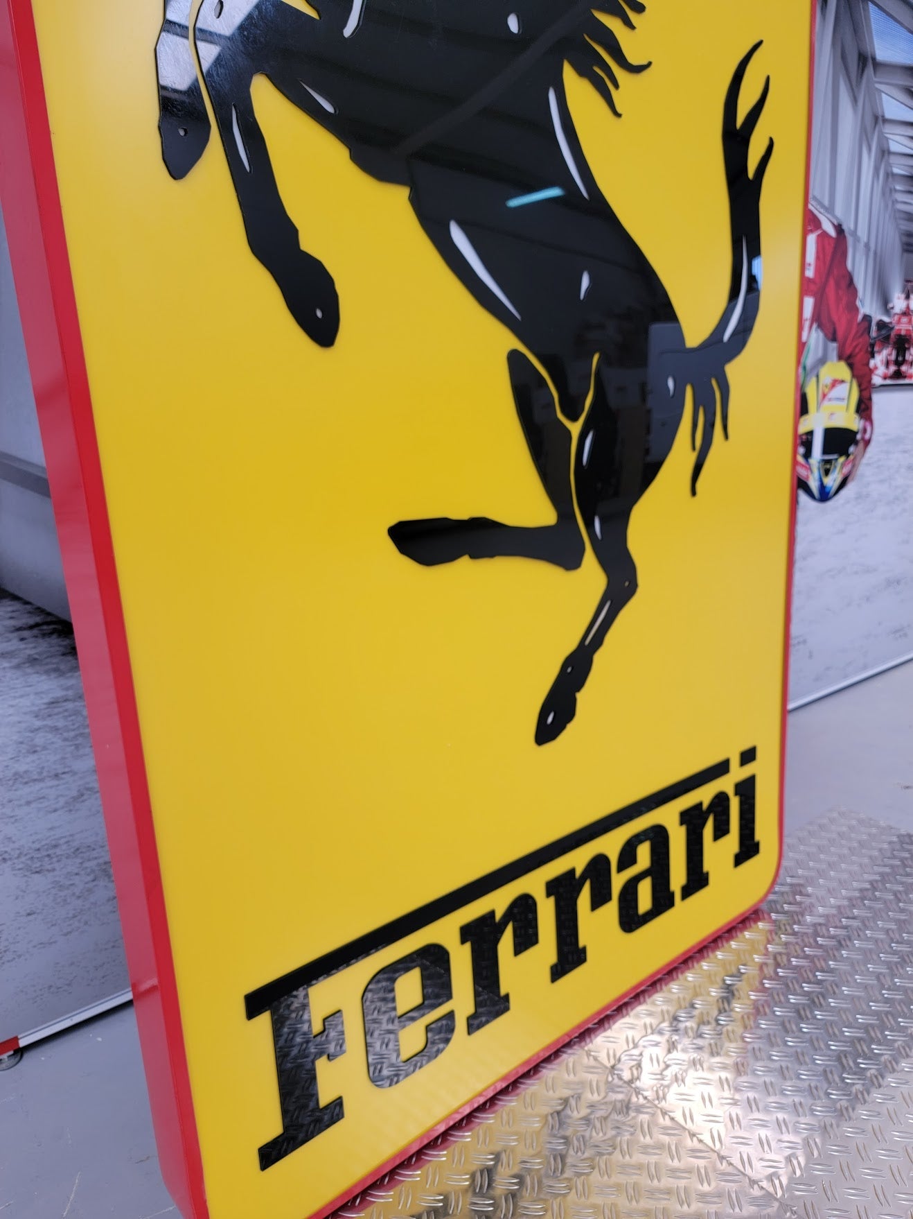 2013 Ferrari XXL official dealership illuminated sign