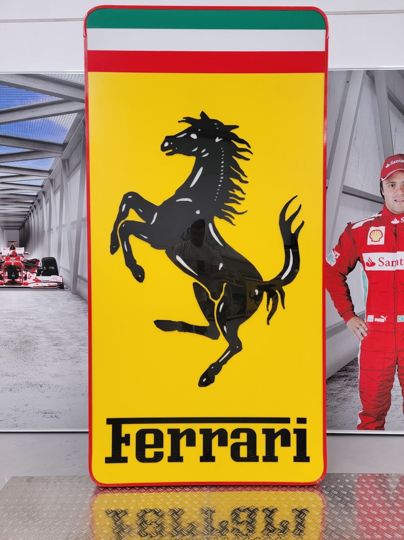 2013 Ferrari XXL official dealership illuminated sign