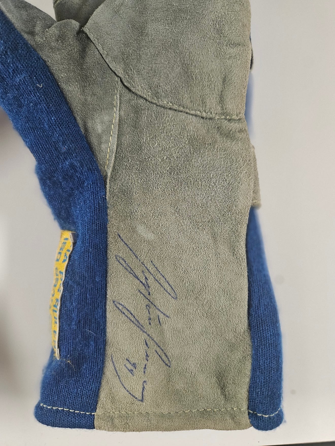 1994 Ayrton Senna matching shoes and gloves signed AIDA GP