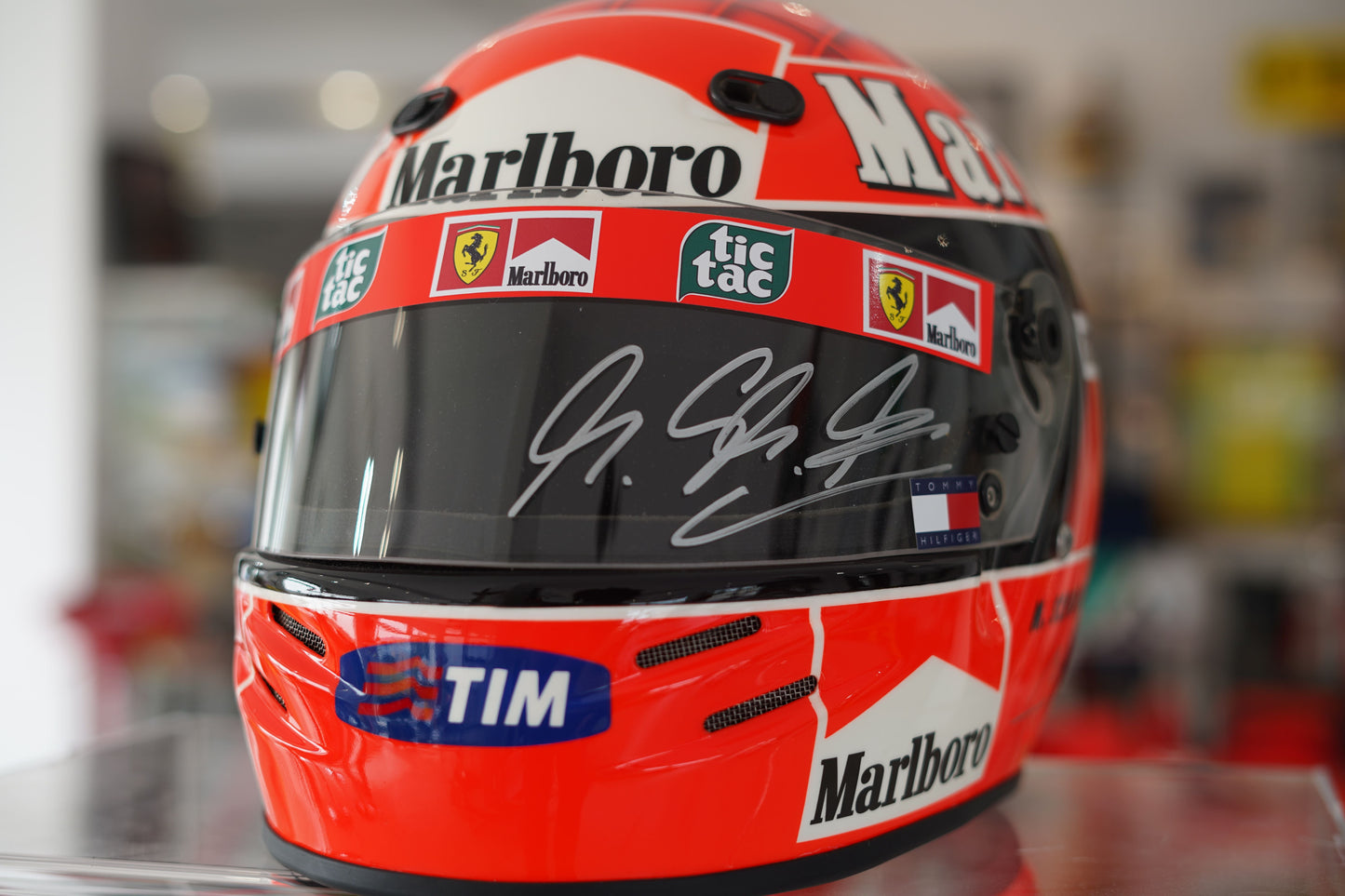 2002 Michael Schumacher Bell replica Helmet signed