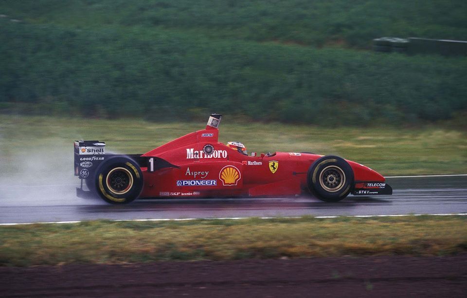 1996 Michael Schumacher BBS / GoodYear Ferrari race used tire