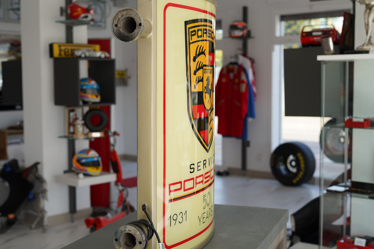 2000s Porsche 50 Jahre Anniversary Double-sided Illuminated Sign