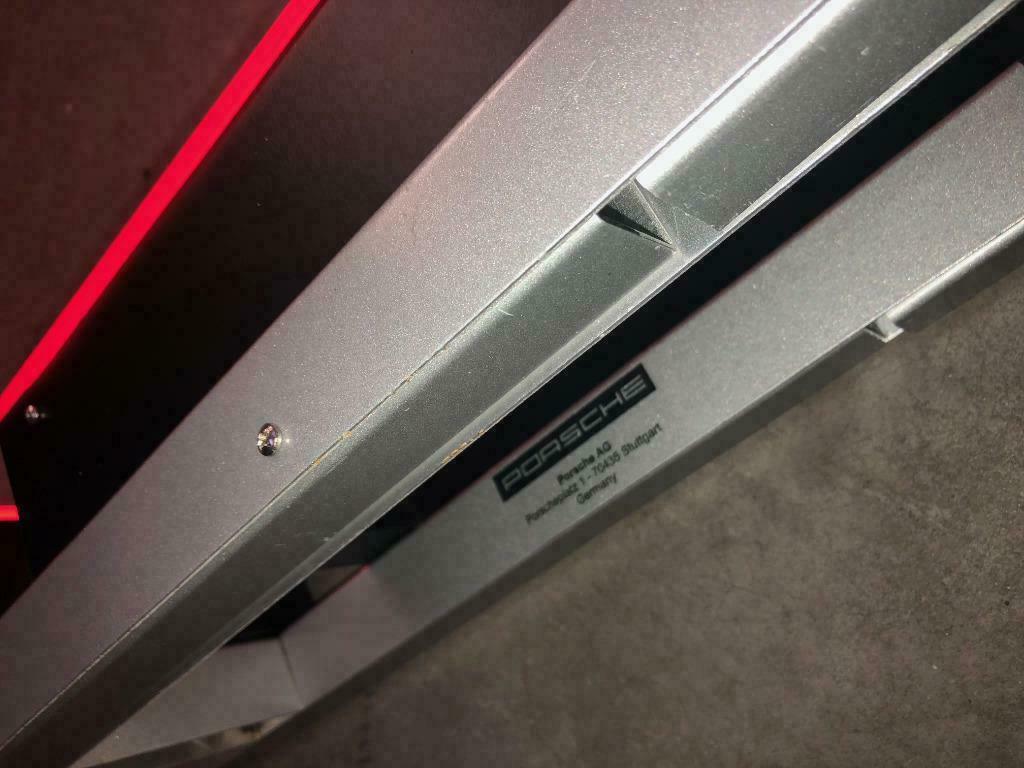 2003 Porsche official dealership very long illuminated sign