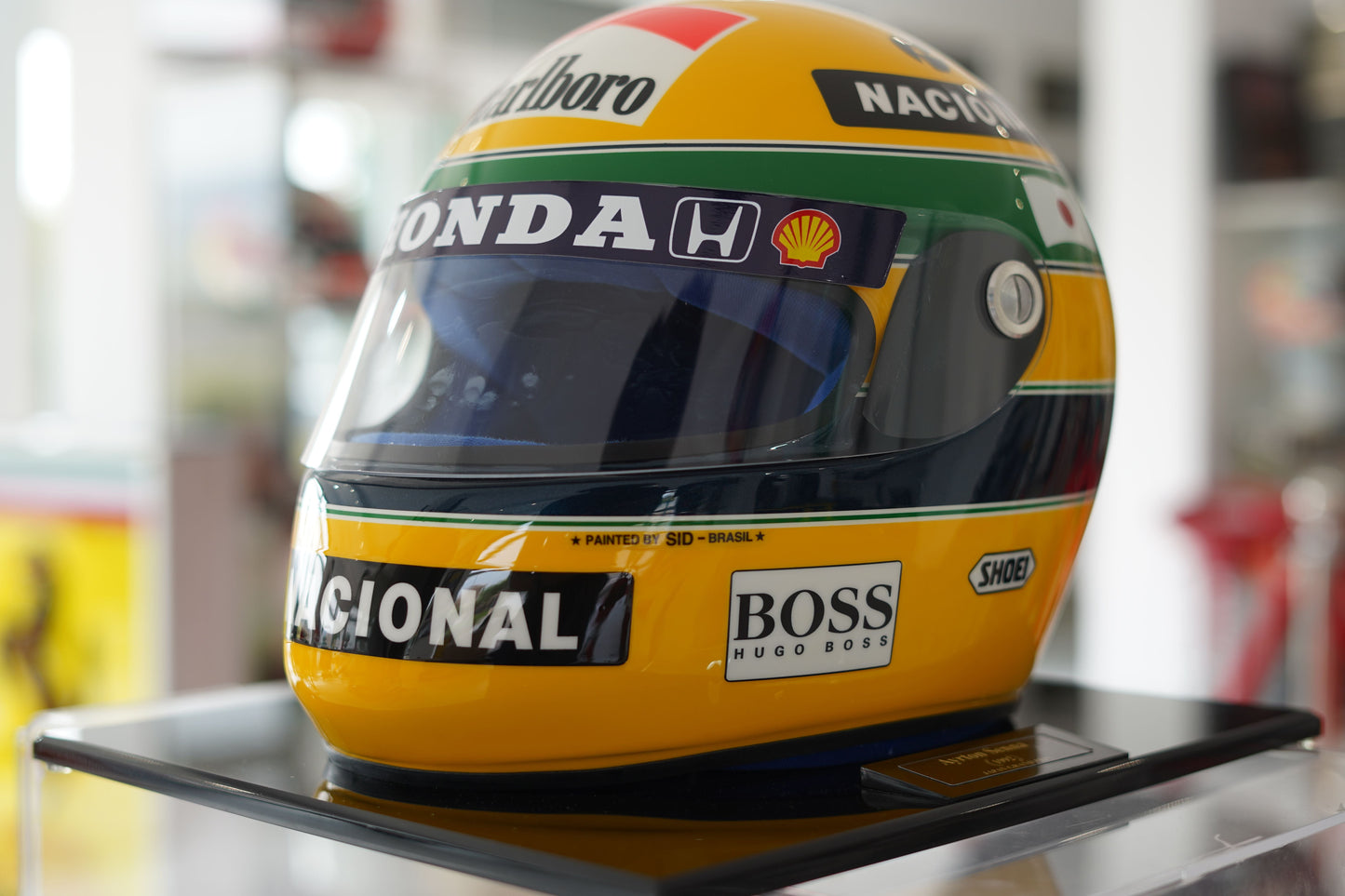 1992 Ayrton Senna Shoei limited edition Japanese GP