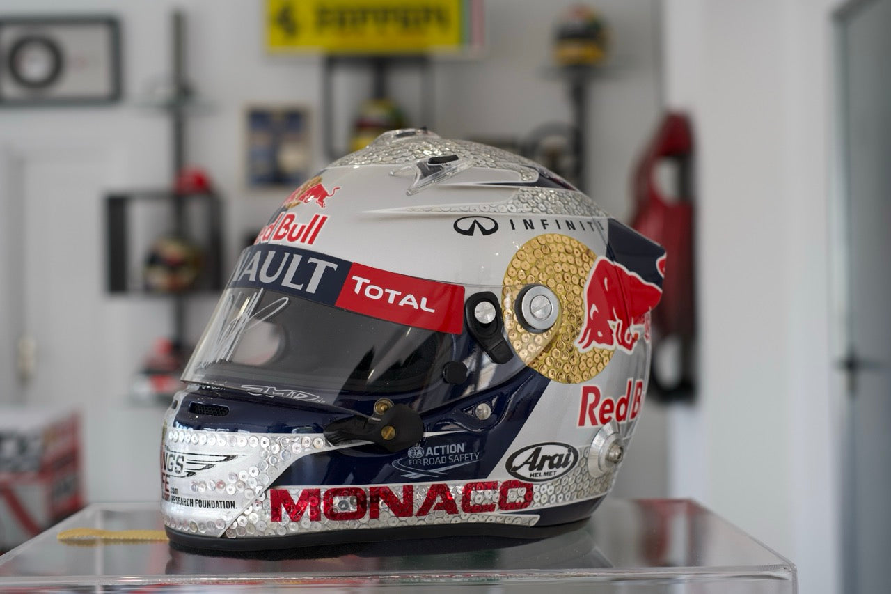 2012 Sebastian Vettel Monaco GP Helmet