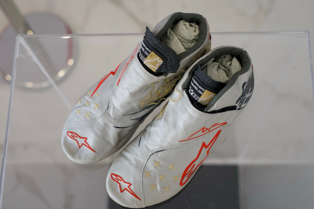 Michael Schumacher Used Go-Karting Shoes