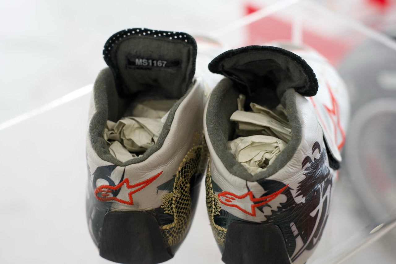 Michael Schumacher Used Go-Karting Shoes