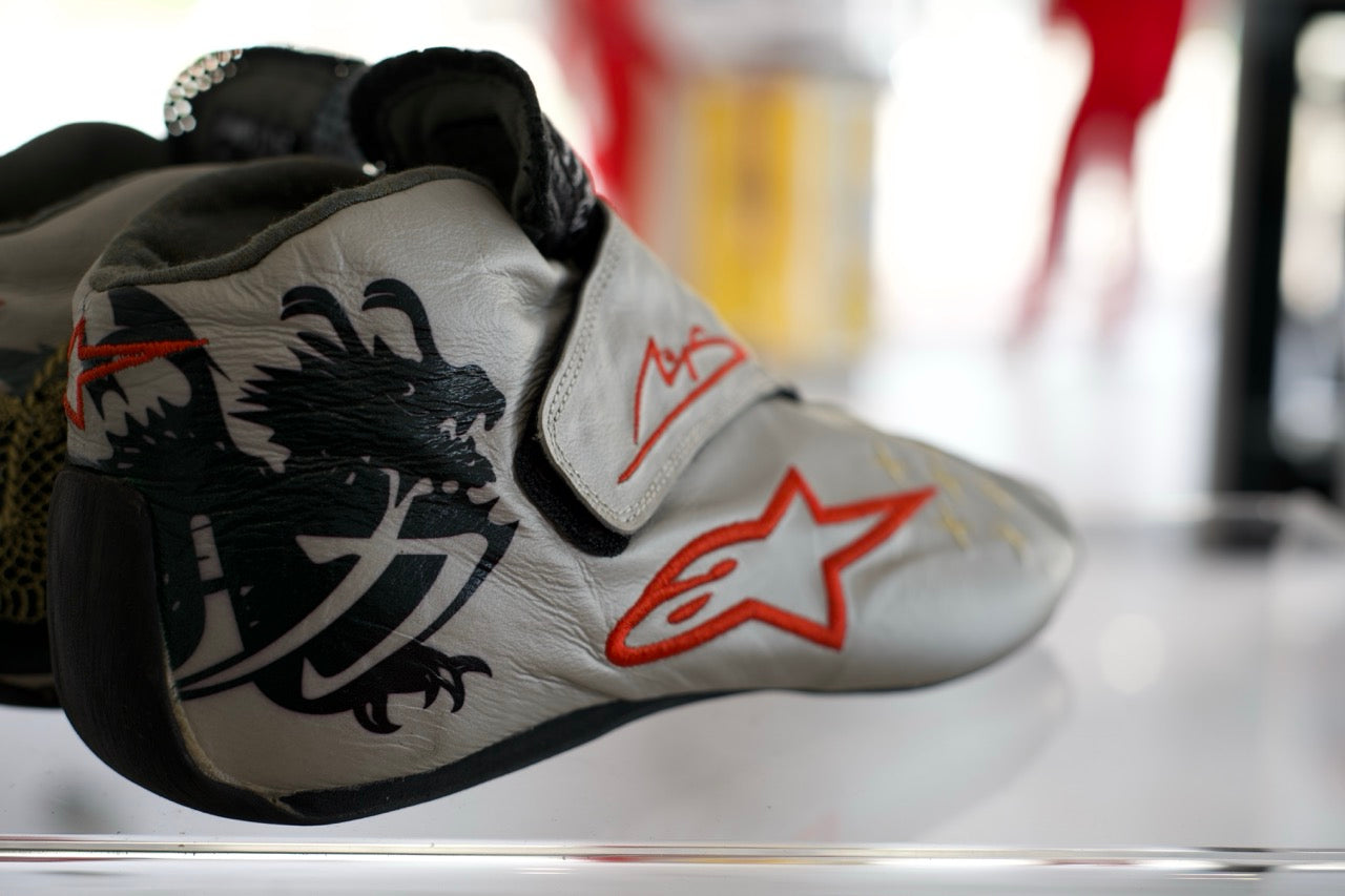 Michael Schumacher Used Go-Karting Shoes