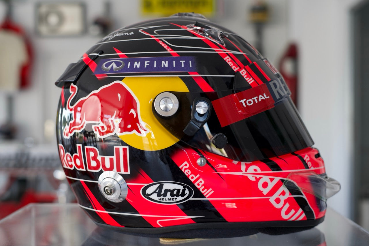 2014 Sebastian Vettel "Pink Panther" Helmet