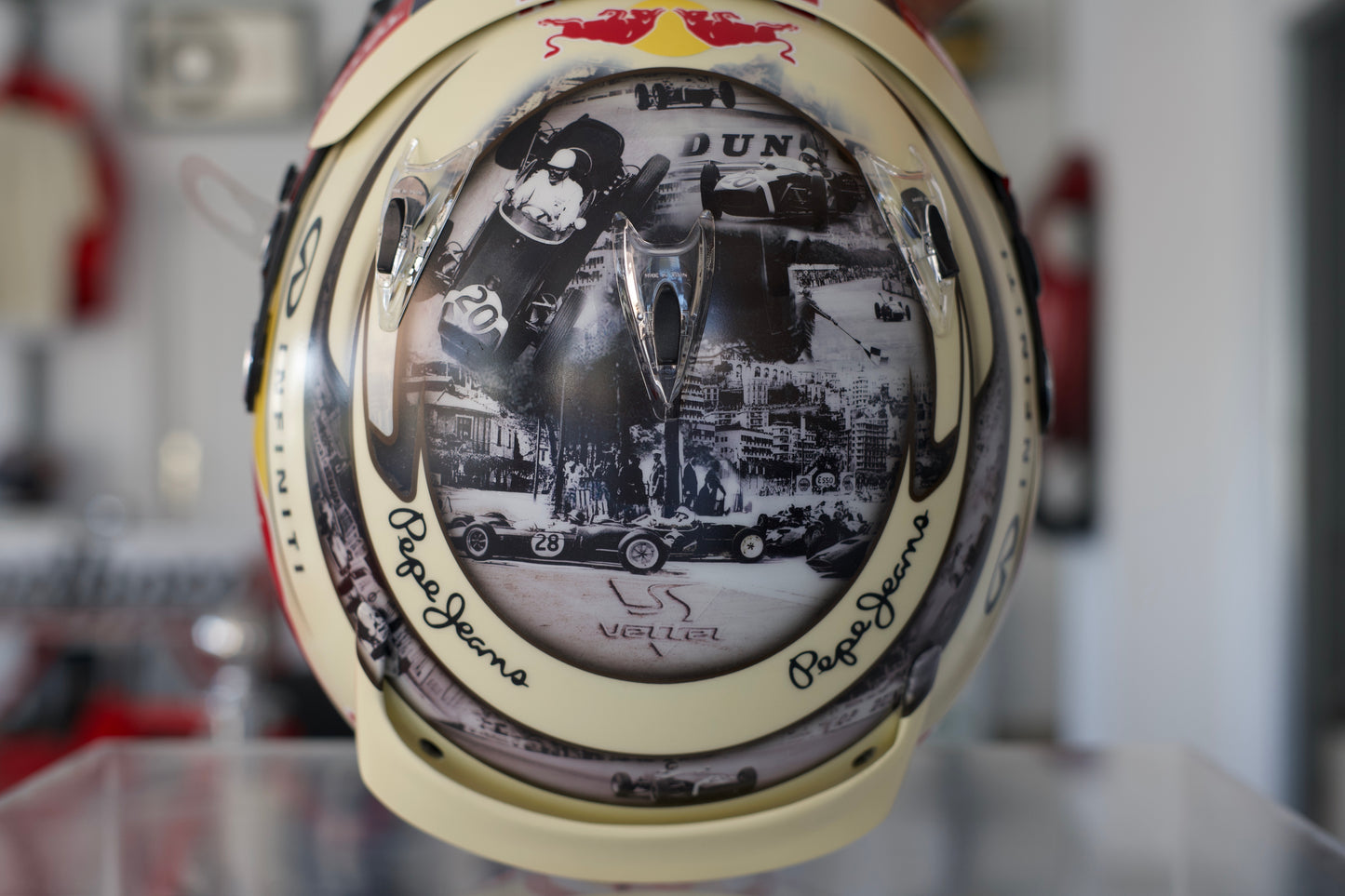 2013 Sebastian Vettel Monaco Grand Prix Helmet