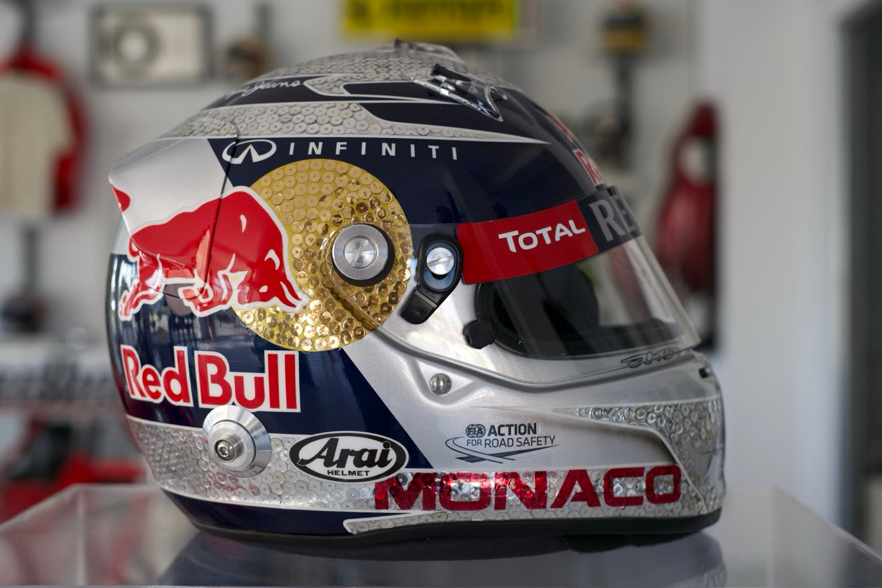 2012 Sebastian Vettel Monaco GP Helmet