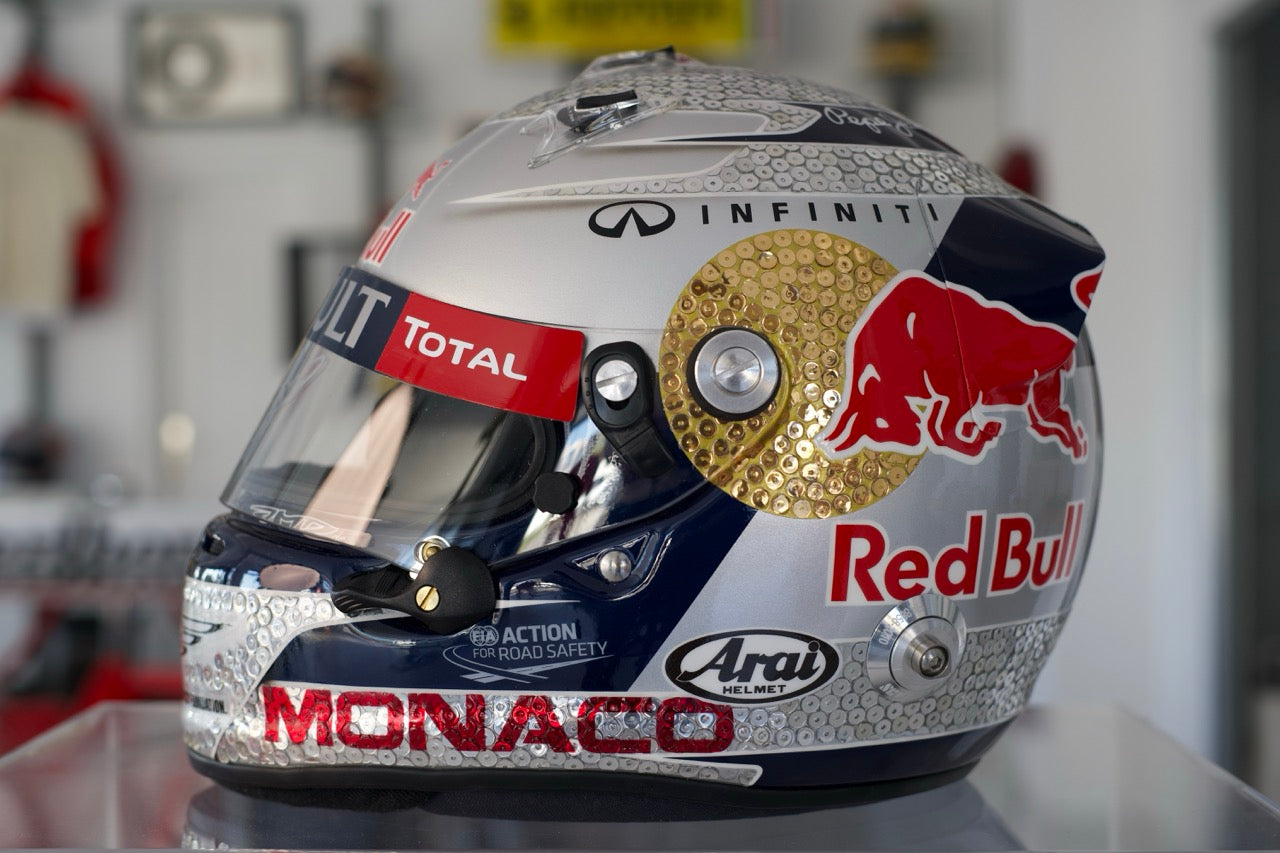 2012 Sebastian Vettel Monaco GP Helmet