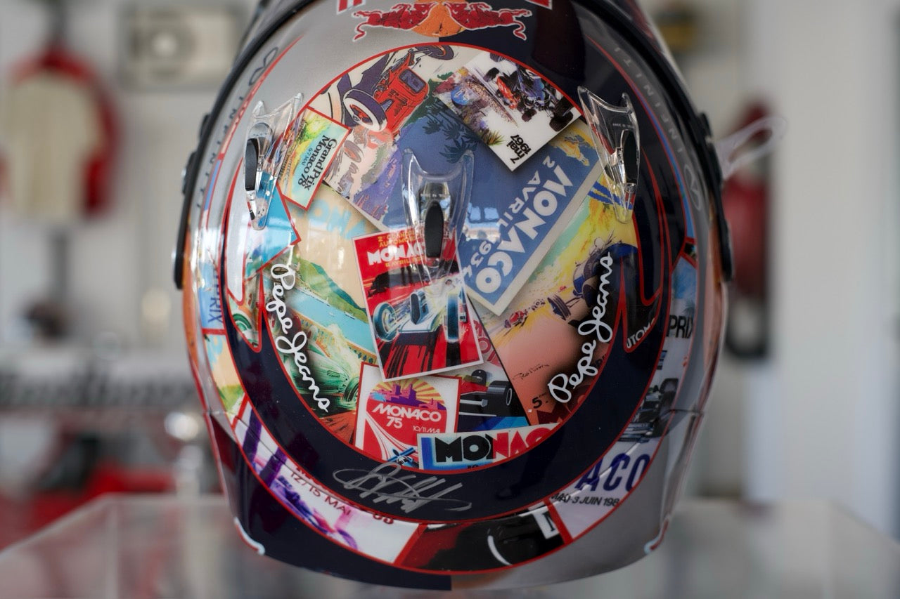 2011 Sebastian Vettel Monaco GP Helmet