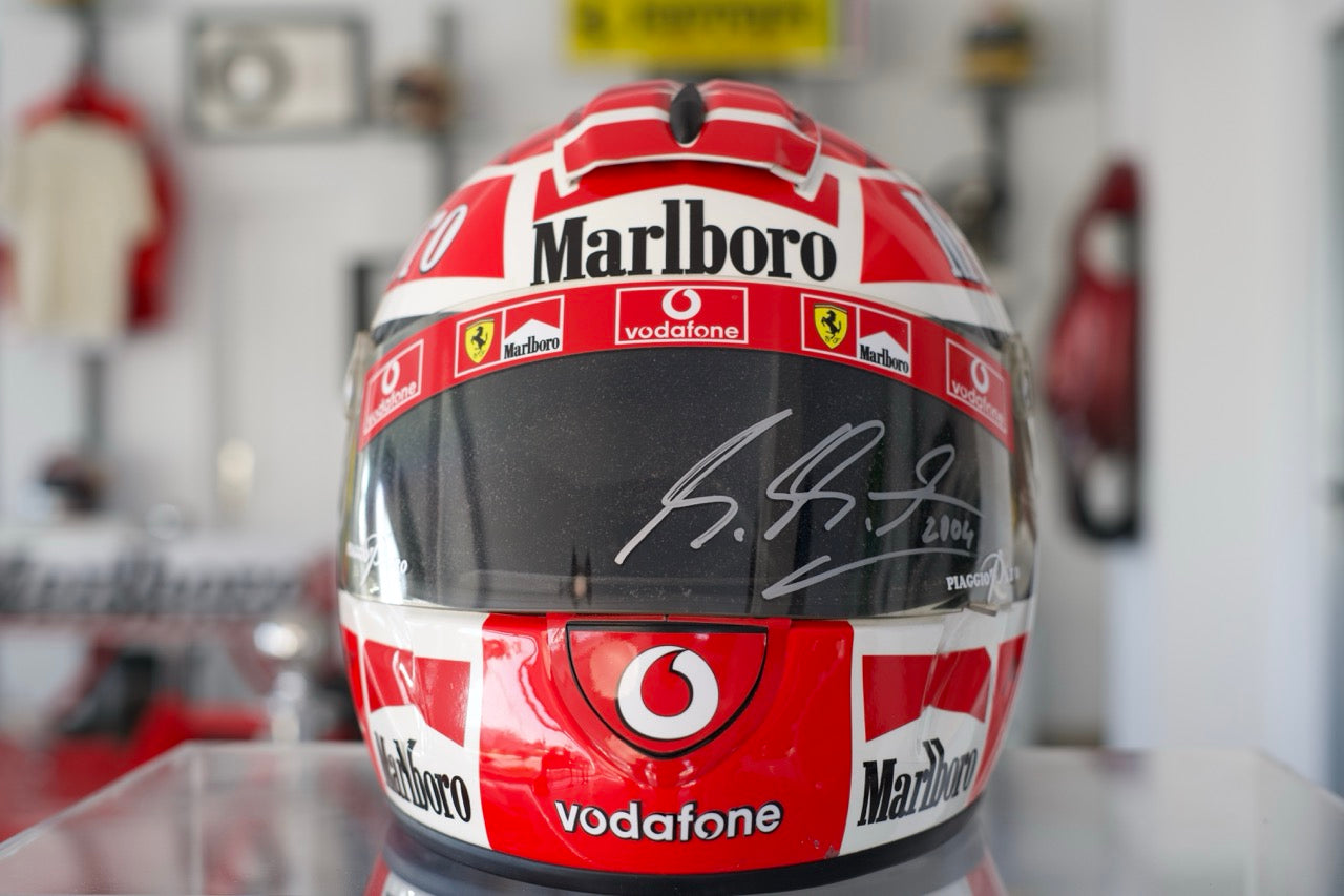 2004 Michael Schumacher Schuberth Signed Replica Helmet