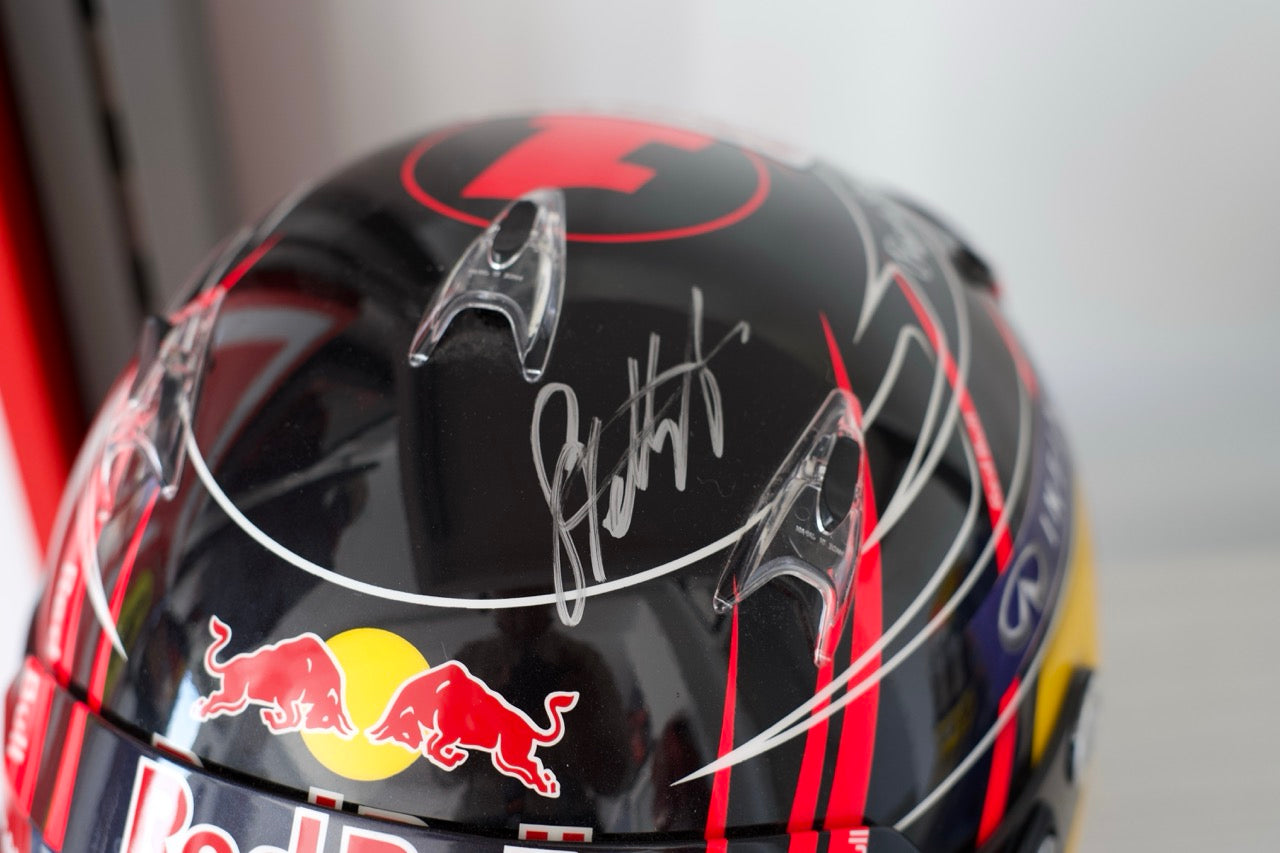 2014 Sebastian Vettel "Pink Panther" Helmet