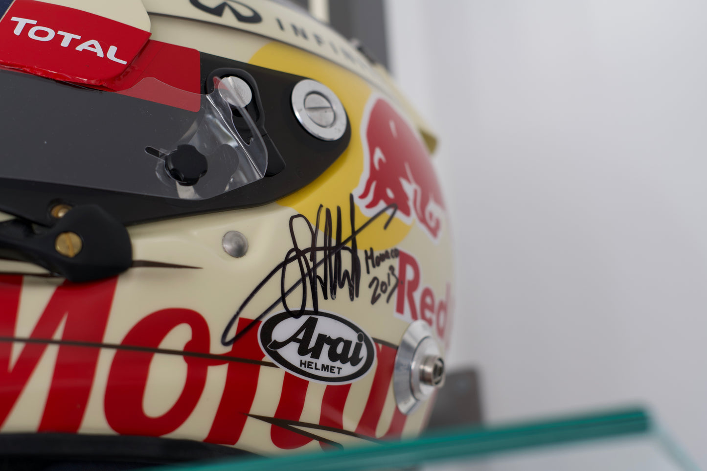 2013 Sebastian Vettel Monaco Grand Prix Helmet