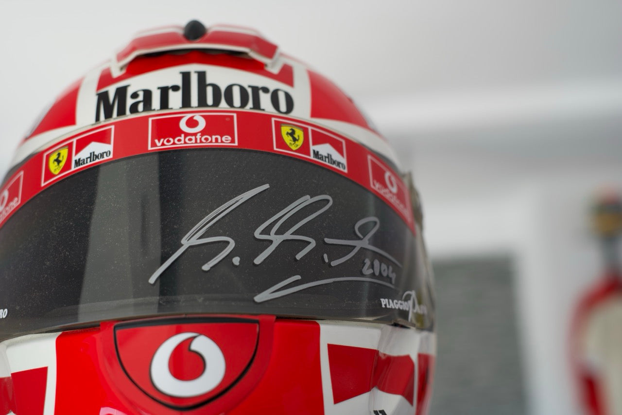 2004 Michael Schumacher Schuberth Signed Replica Helmet
