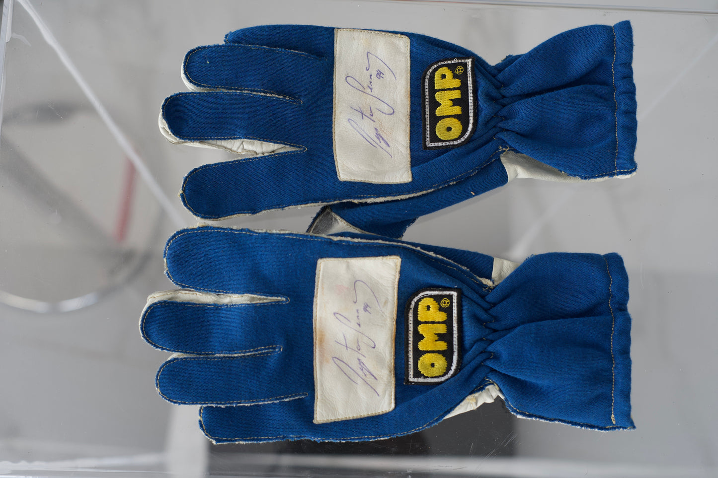 1994 Ayrton Senna Estoril Signed OMP Gloves