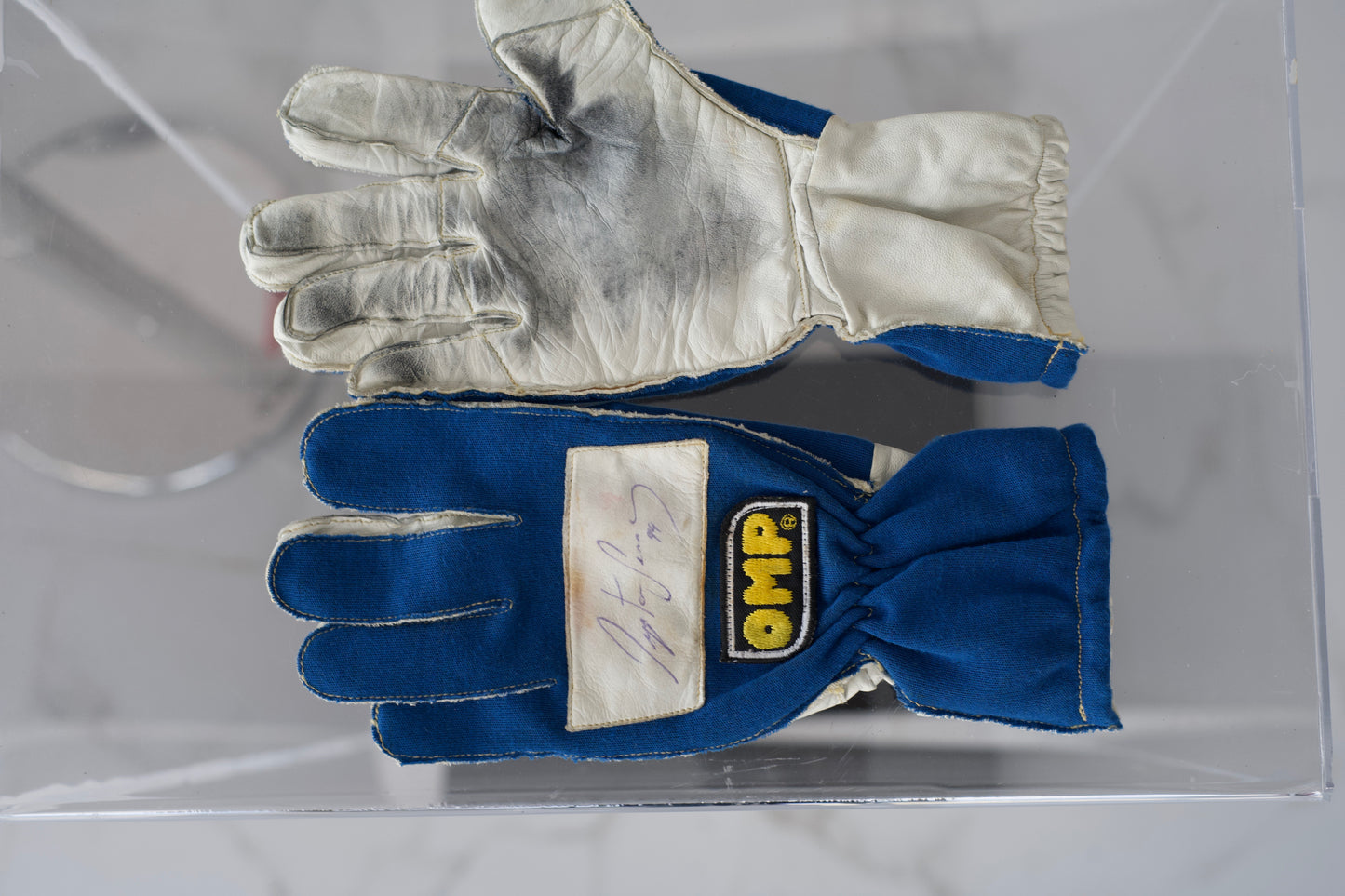 1994 Ayrton Senna Estoril Signed OMP Gloves