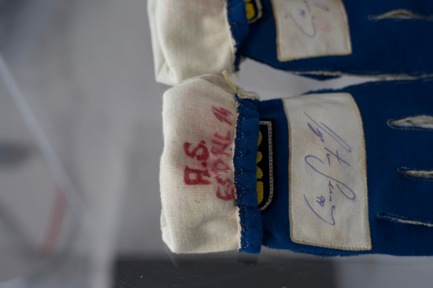 1994 Ayrton Senna Estoril Signed OMP Gloves
