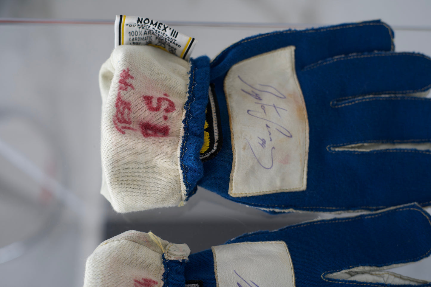 1994 Ayrton Senna Estoril Signed OMP Gloves