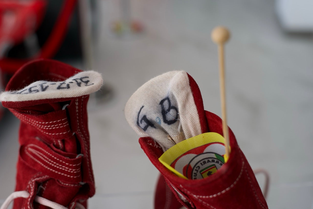 1994 Gerhard Berger German GP race used shoes