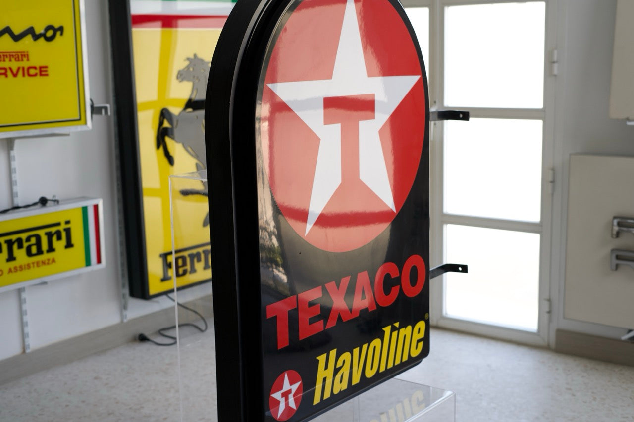 2004 Texaco official dealer double side illuminated vintage sign