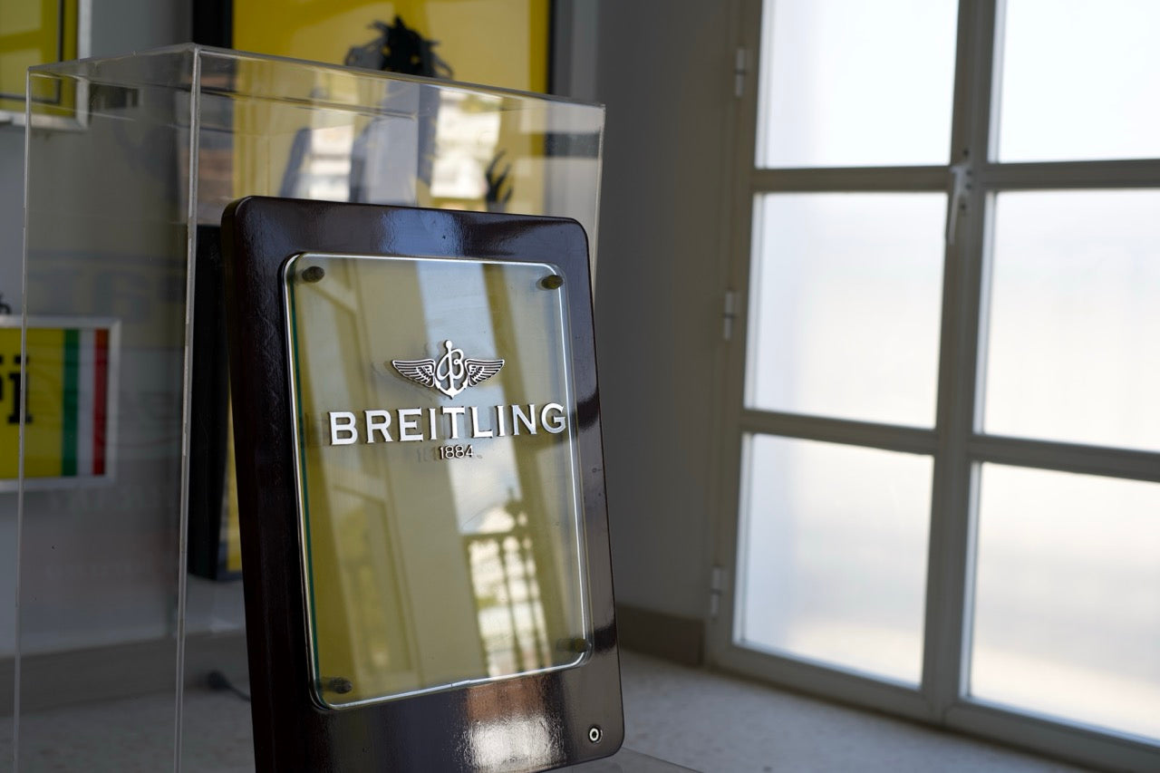 Breitling Since 1884 Official Dealer Sign
