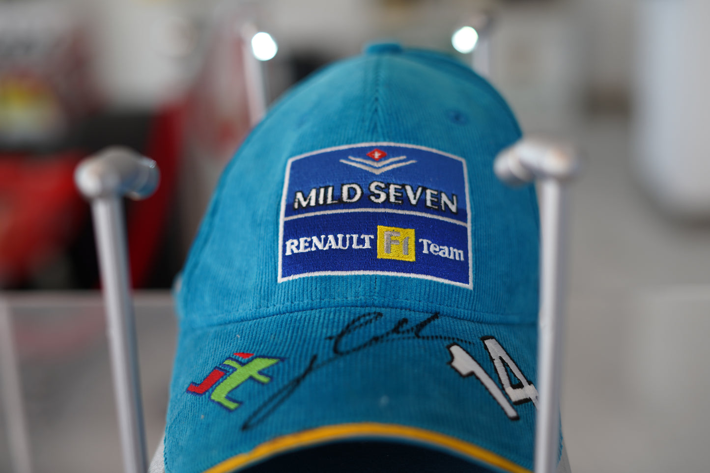 Jarno Trulli Signed Renault Hat