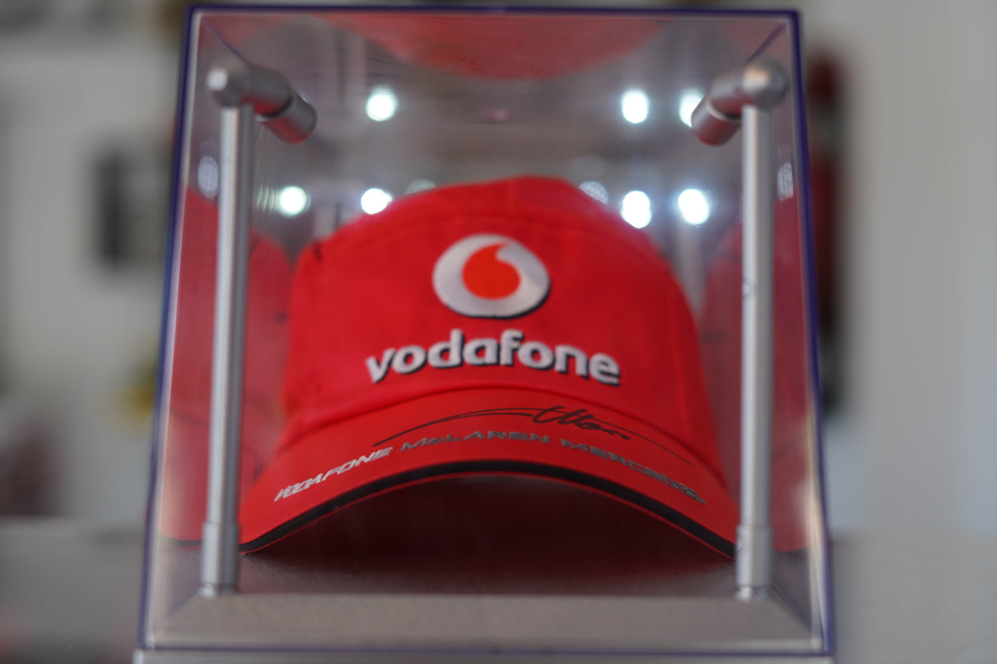 Fernando Alonso 2007 McLaren-Mercedes Signed Hat