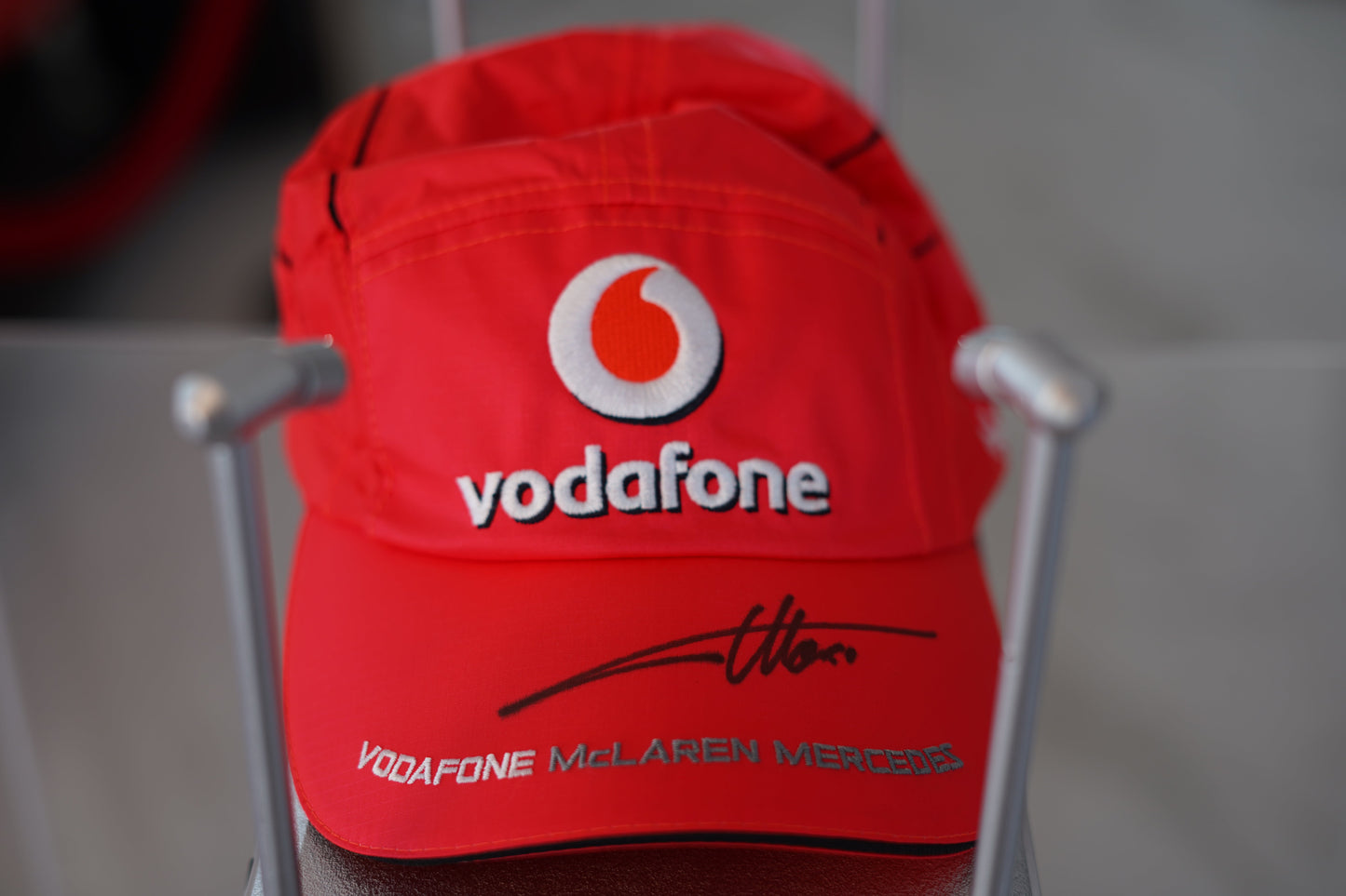 Fernando Alonso 2007 McLaren-Mercedes Signed Hat