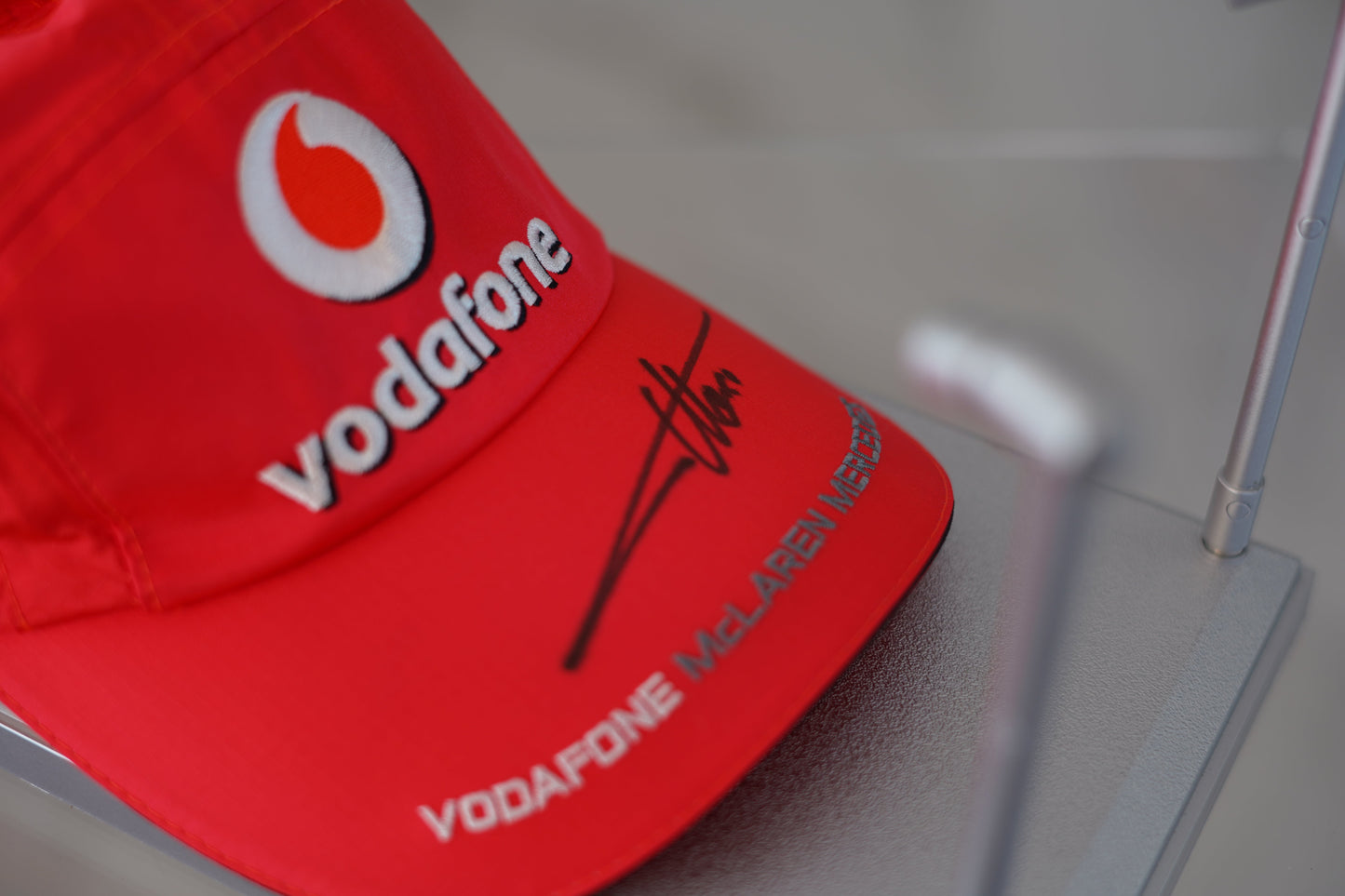 Fernando Alonso 2007 McLaren-Mercedes Signed Hat