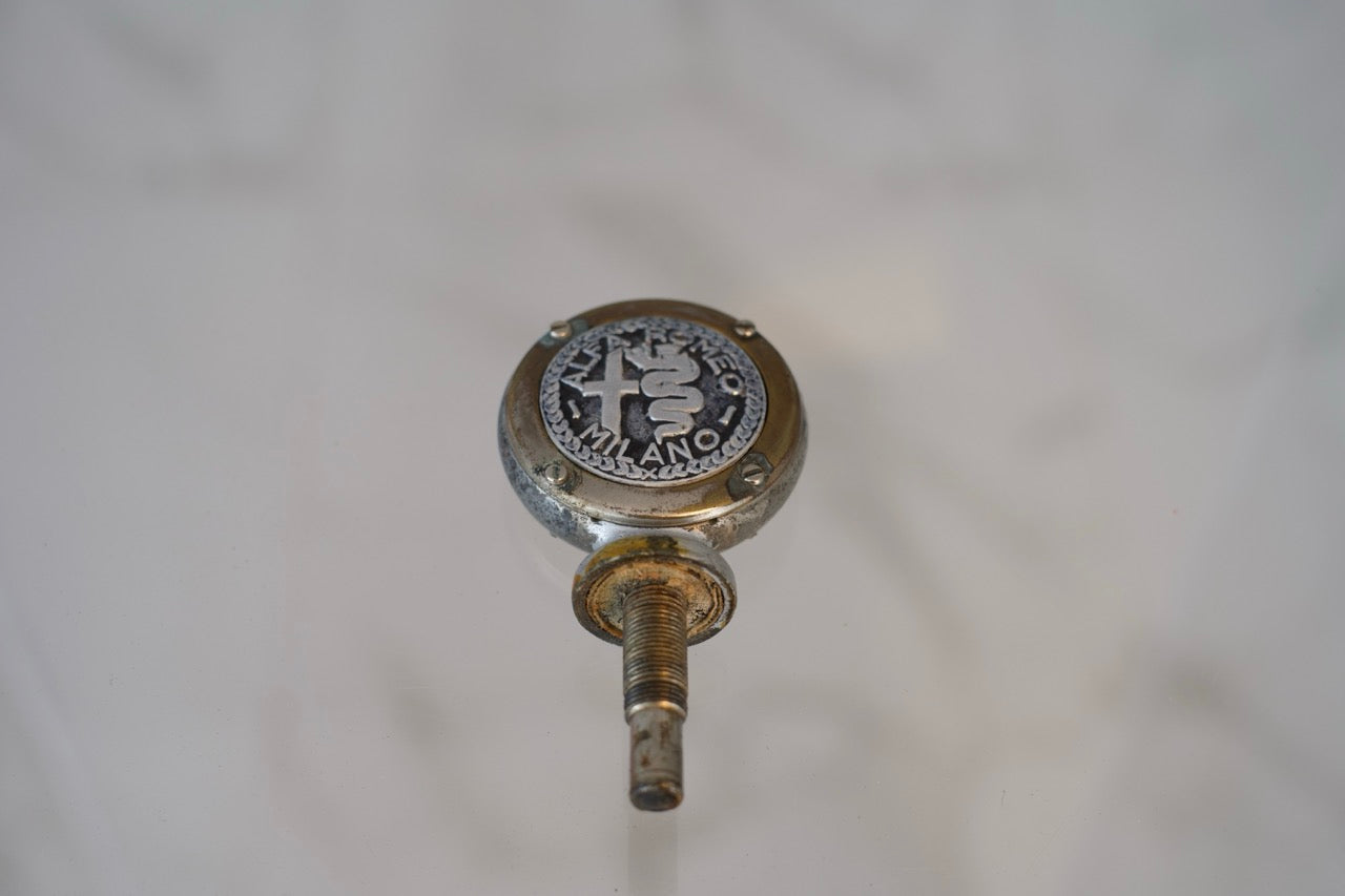 1930s/1940s Alfa Romeo mascot thermometer