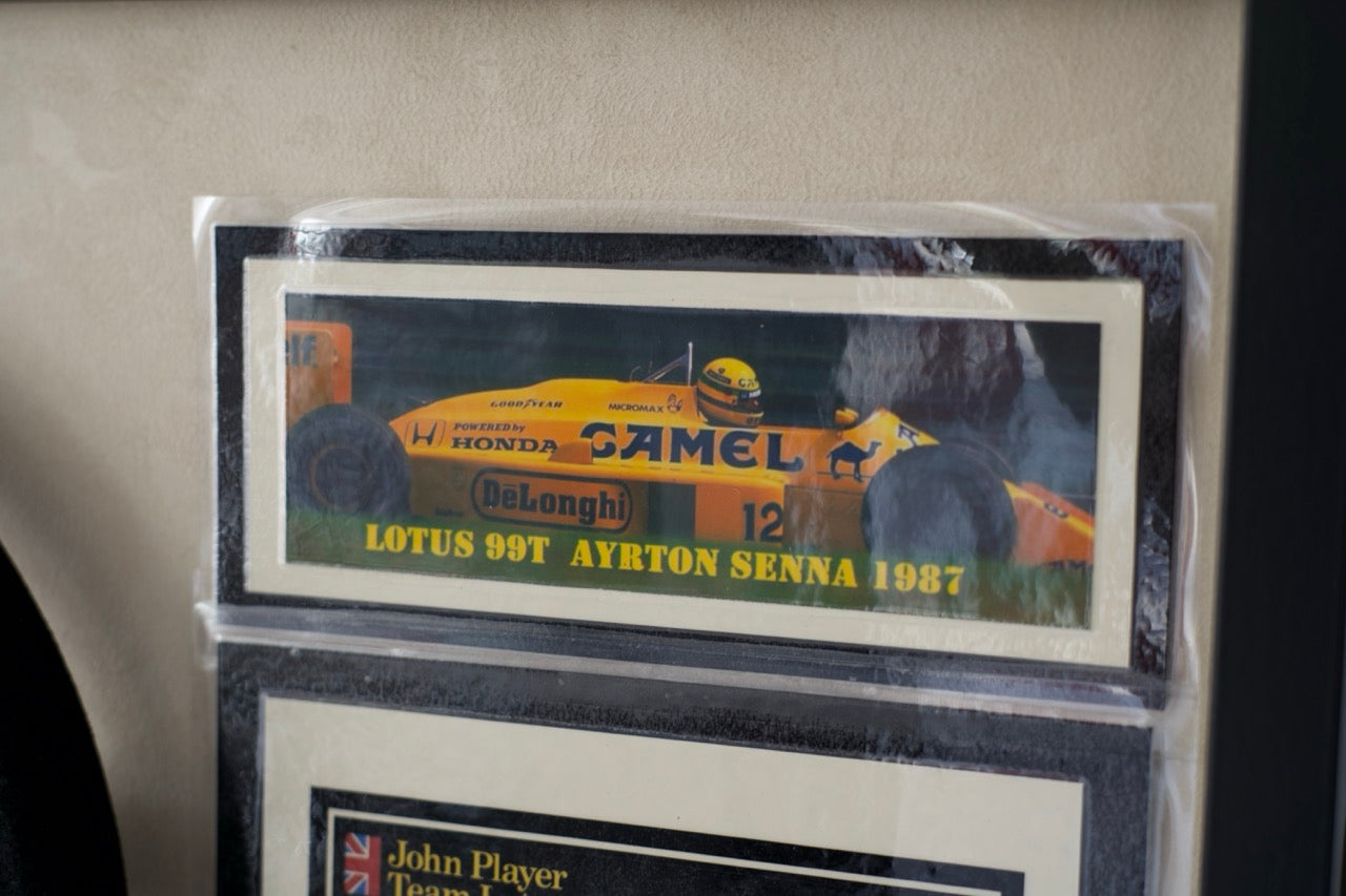 Ayrton Senna 1987 Brazil Grand Prix Steering Wheel