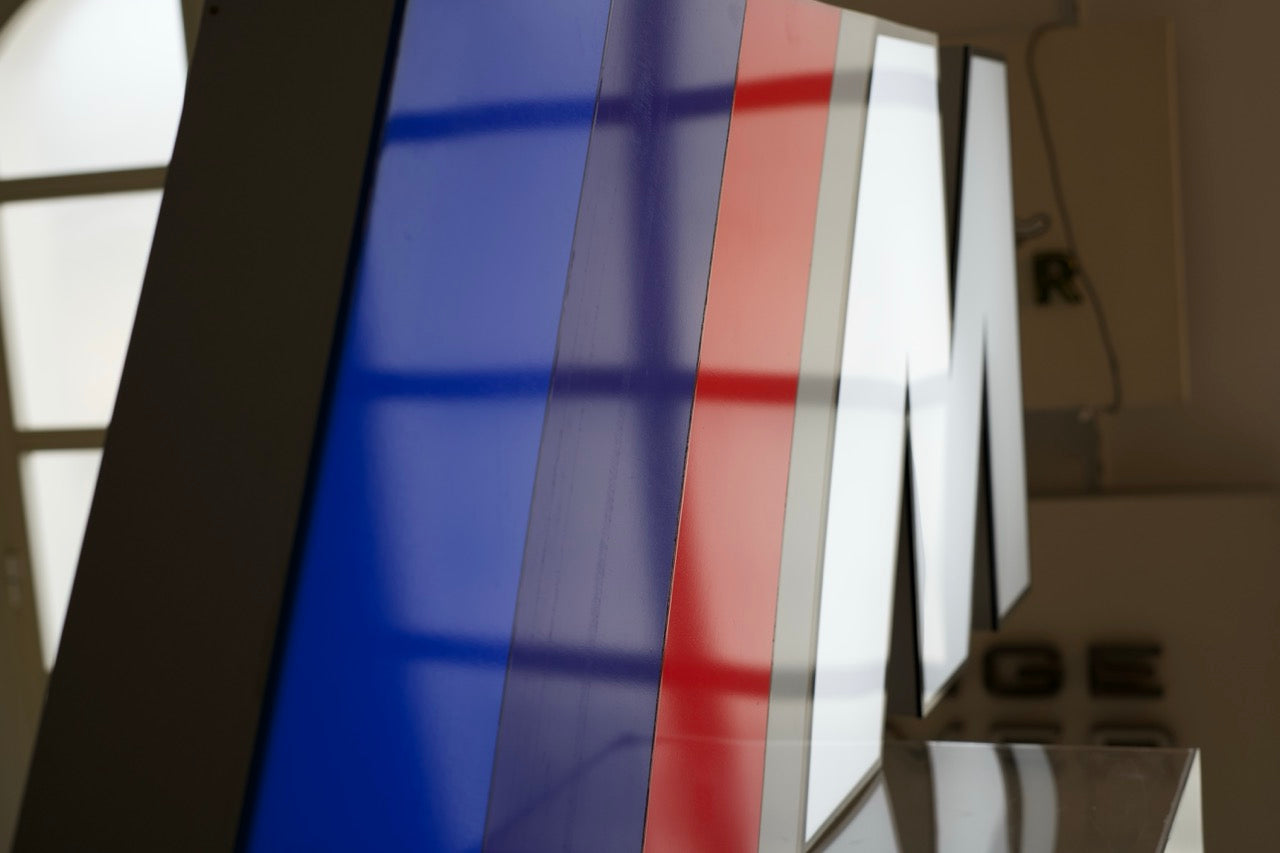 2000s BMW M Power Illuminated Sign