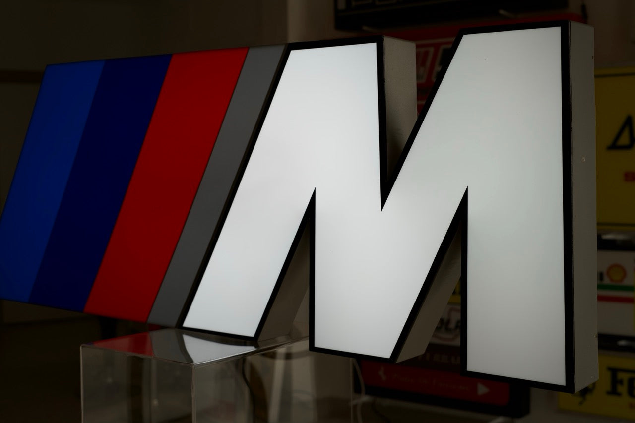 2000s BMW M Power Illuminated Sign