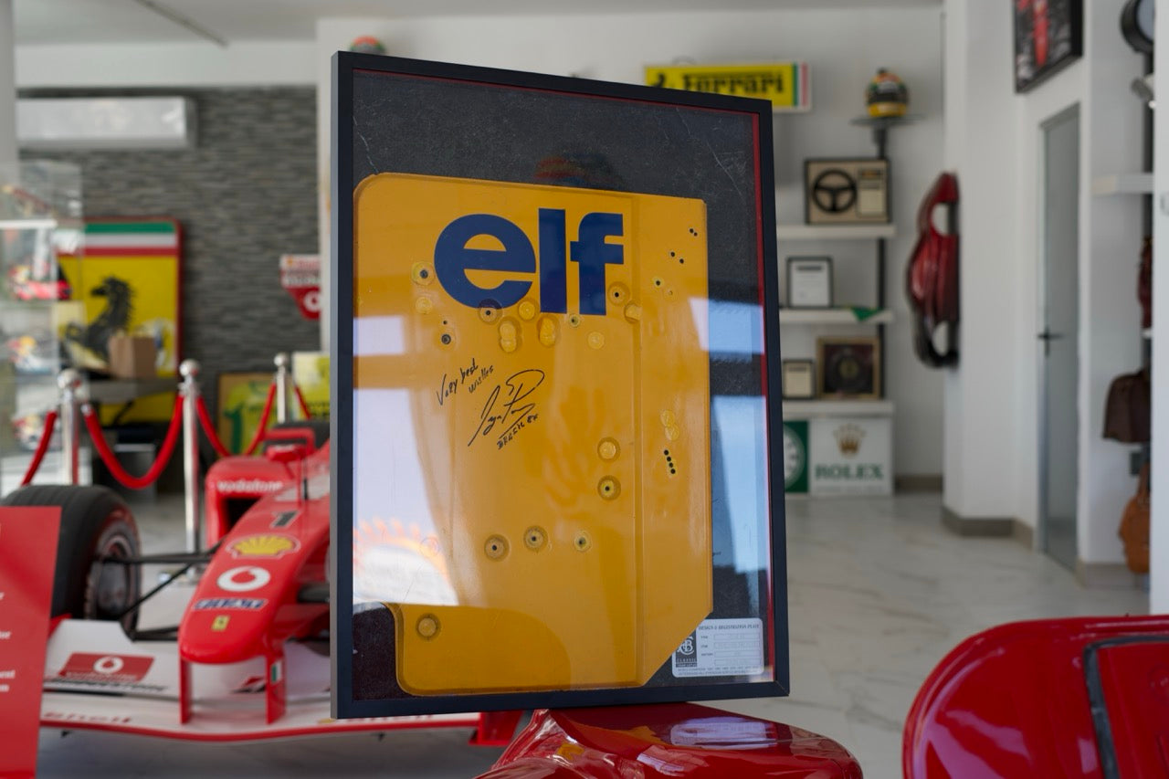 1987 Ayrton Senna Lotus 99T Rearwing End Plate
