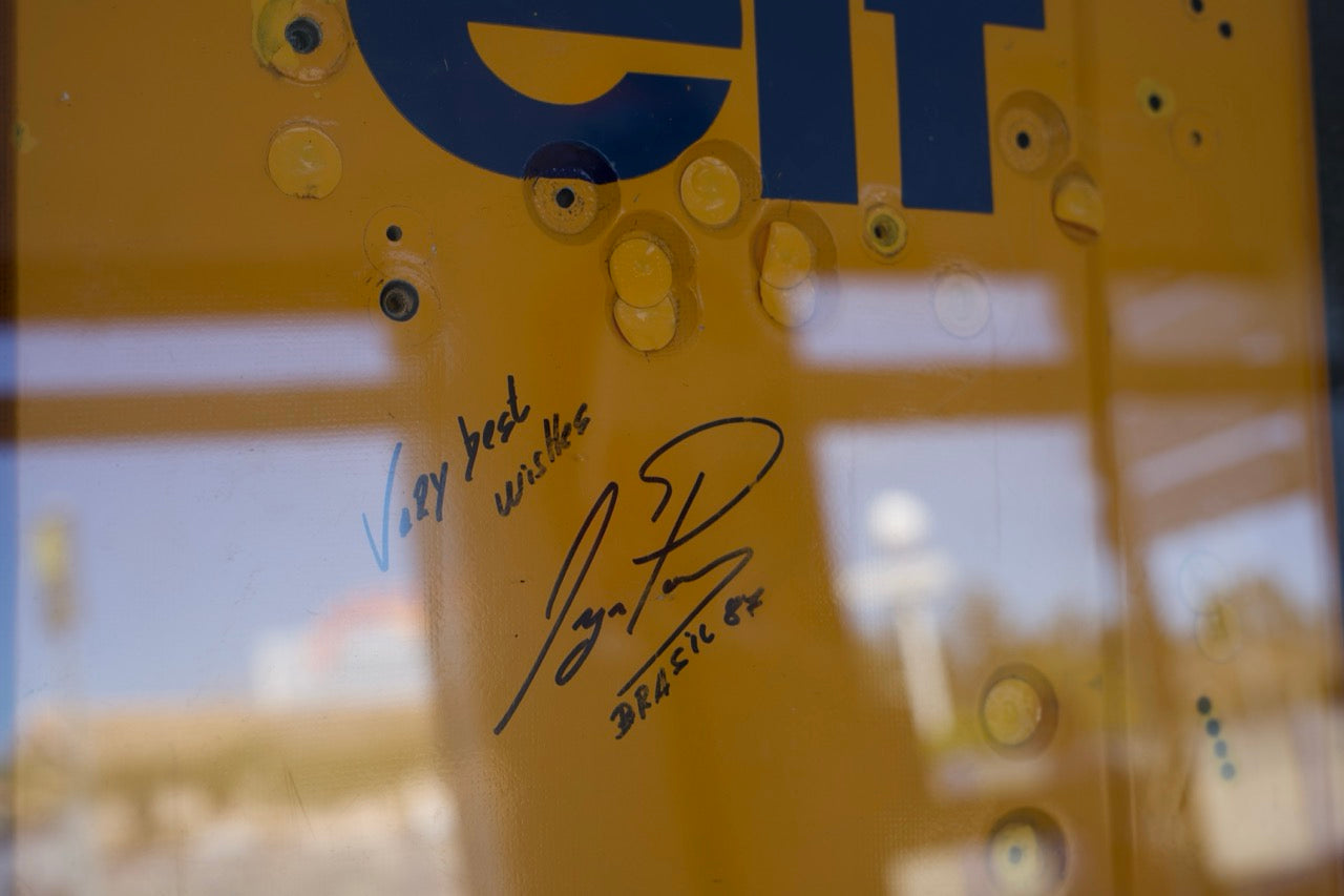 1987 Ayrton Senna Lotus 99T Rearwing End Plate