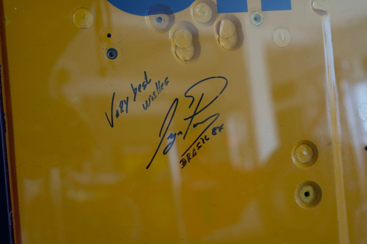 1987 Ayrton Senna Lotus 99T Rearwing End Plate