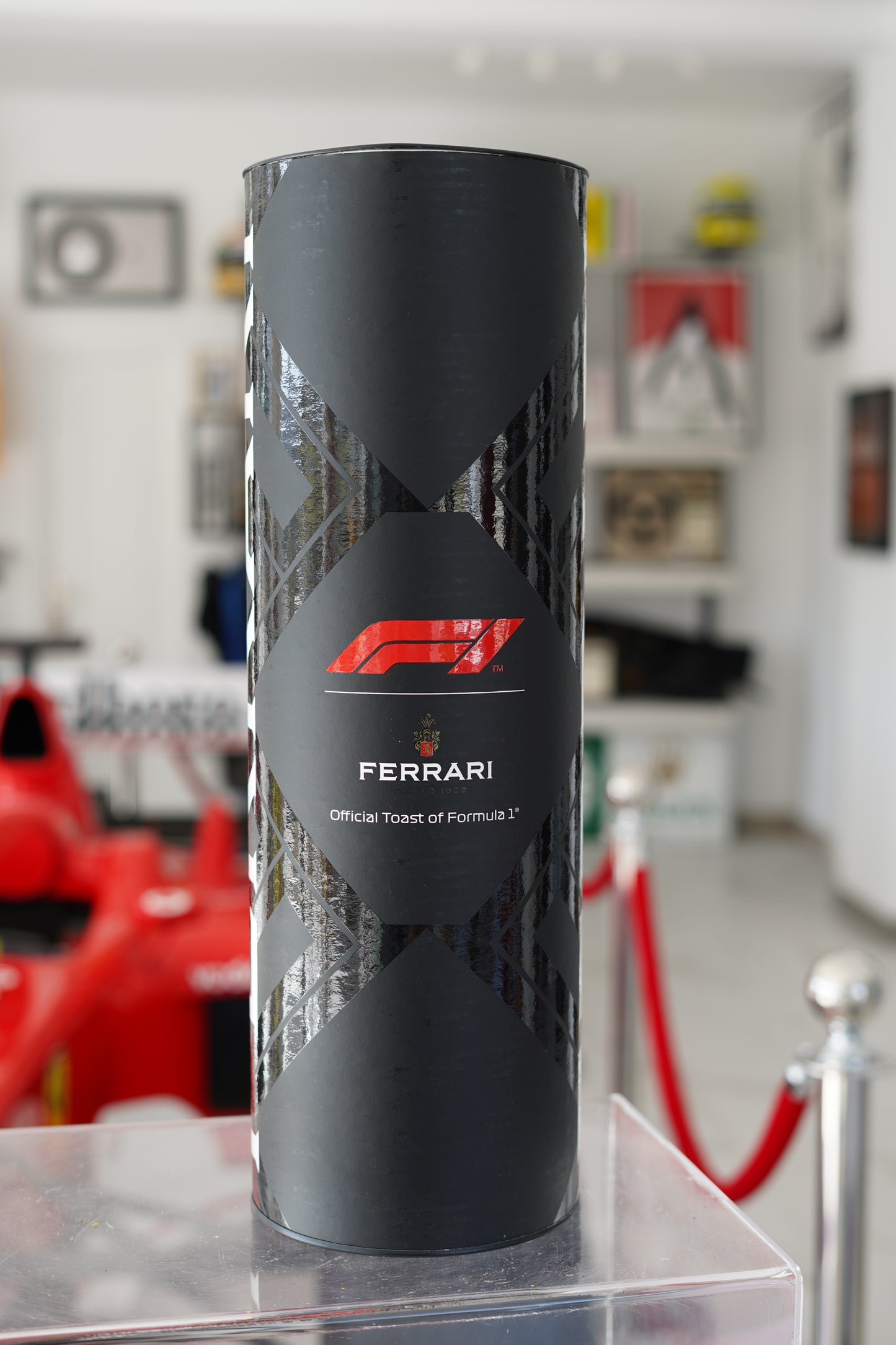 2021 Spanish GP Official Ferrari Trento Podium Bottle Signed by Hamilton, Verstappen & Bottas