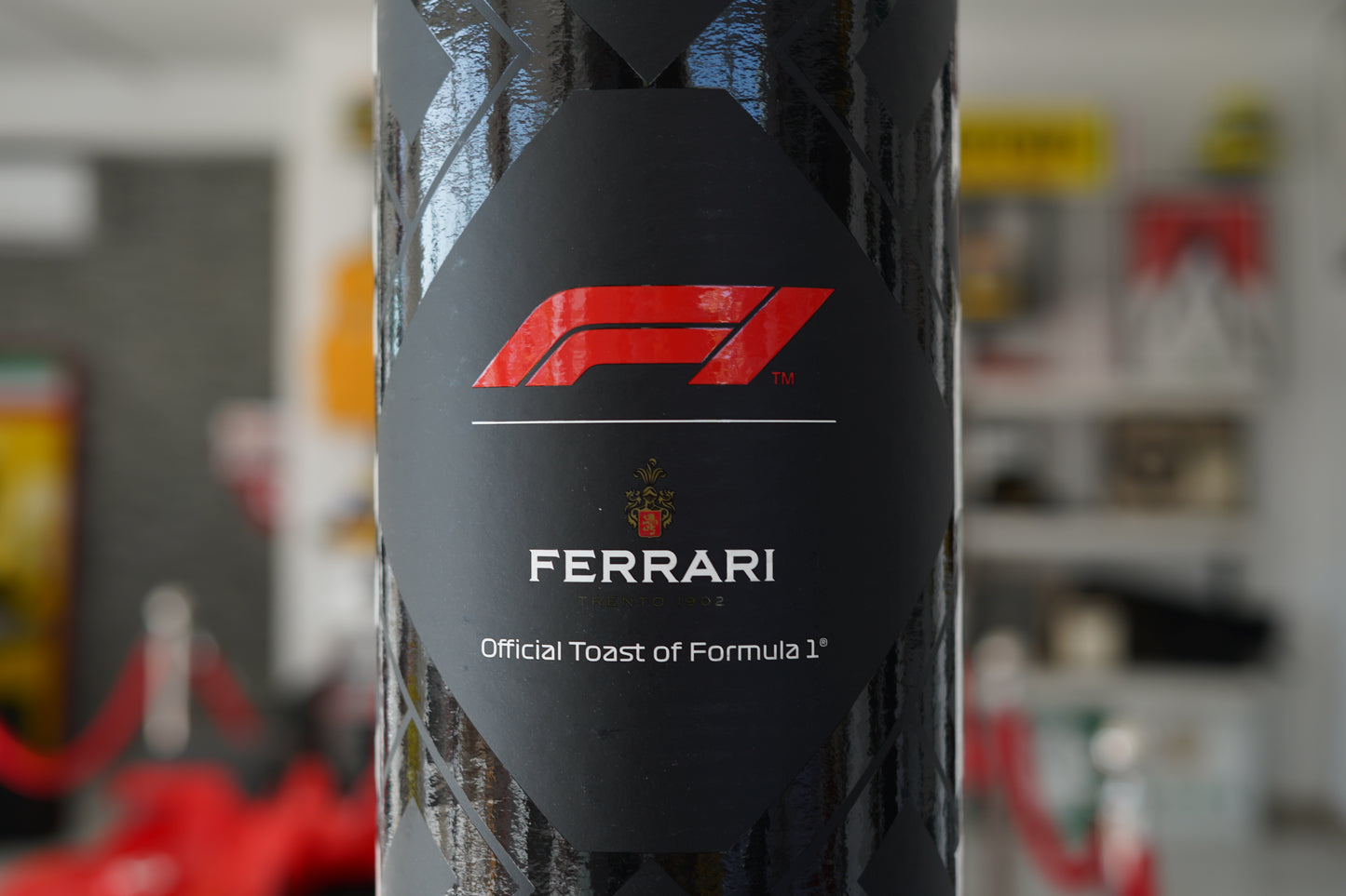 2021 Spanish GP Official Ferrari Trento Podium Bottle Signed by Hamilton, Verstappen & Bottas