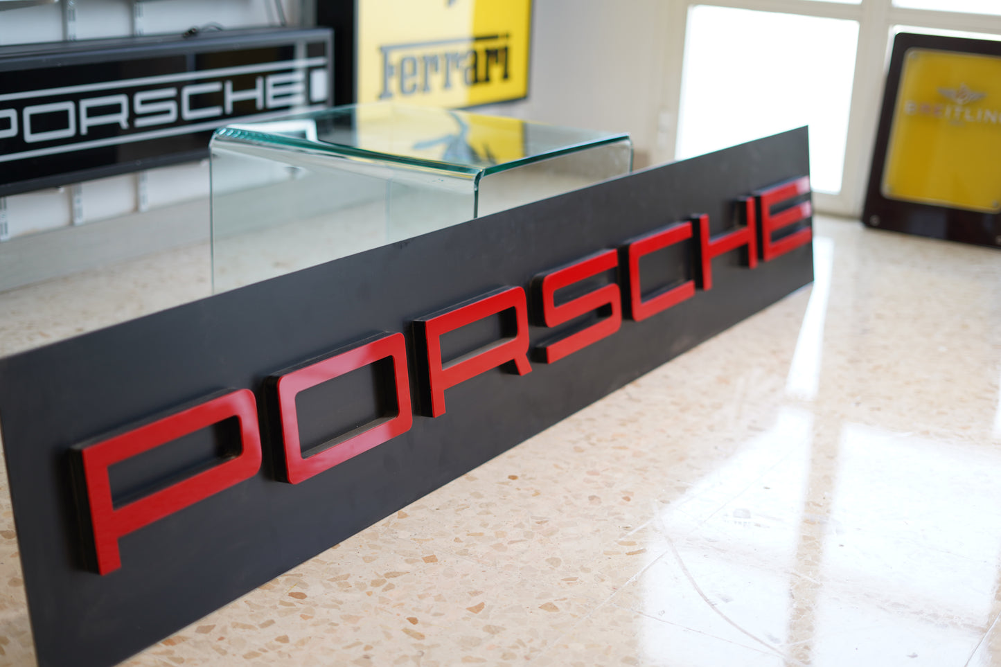 2020 Porsche very long dealership letters sign