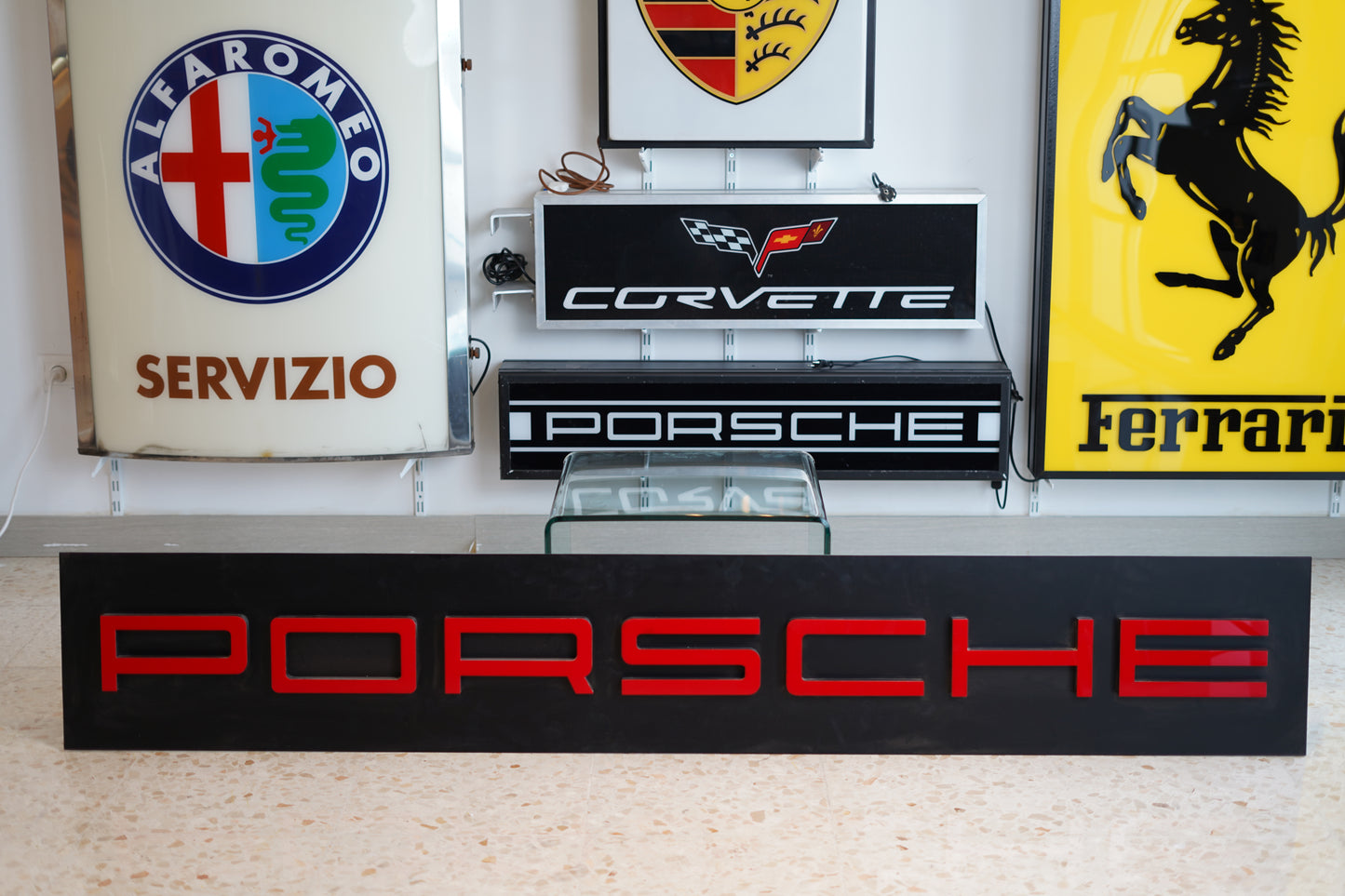 2020 Porsche very long dealership letters sign