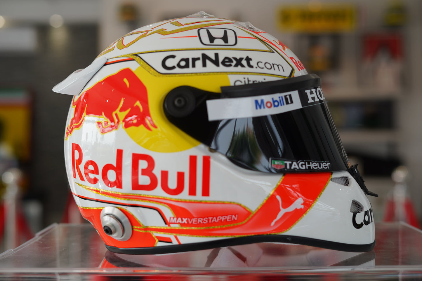 2021 Max Vertstappen Schuberth Replica Helmet Signed