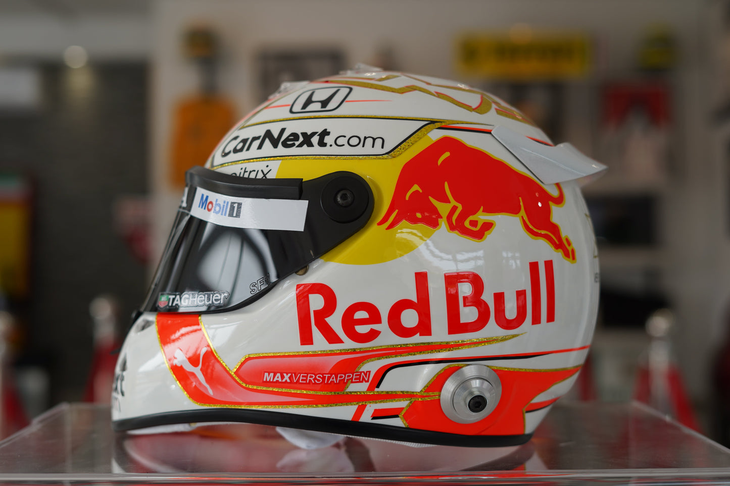 2021 Max Vertstappen Schuberth Replica Helmet Signed