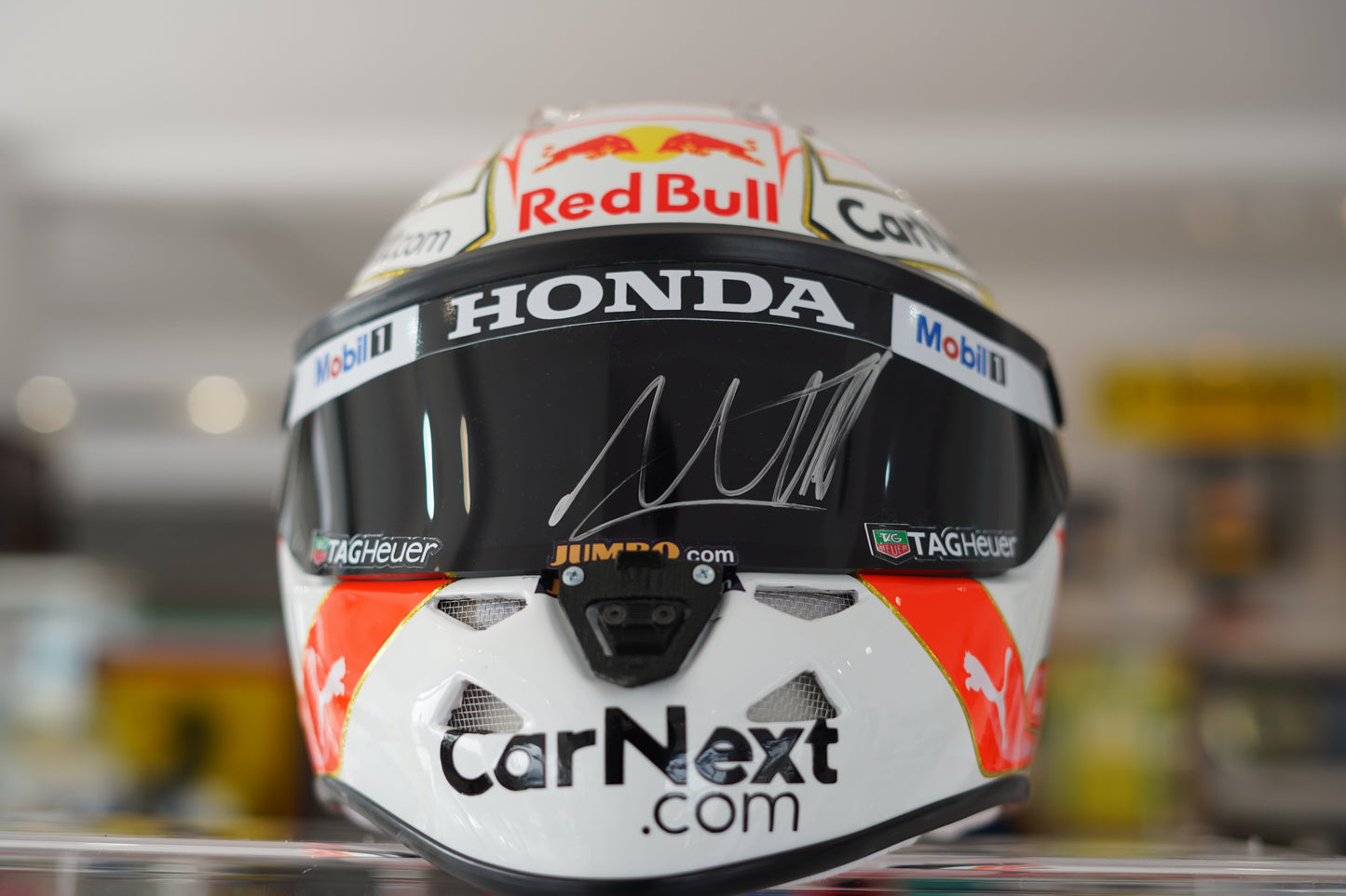 2021 Max Vertstappen Schuberth Replica Helmet Signed