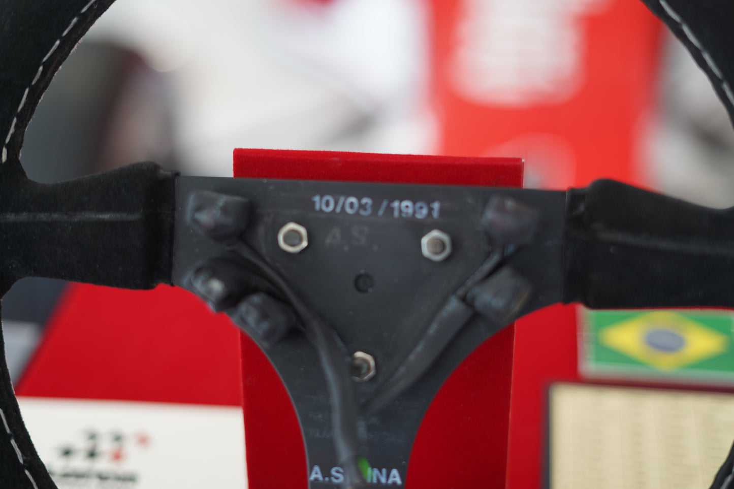 1991 Ayrton Senna McLaren MP6/4 Steering Wheel Signed
