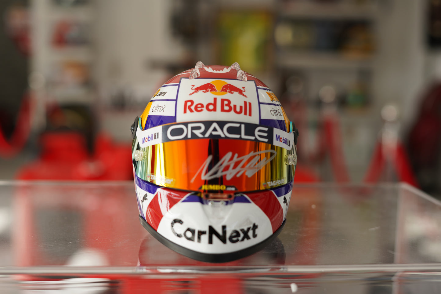 Max Verstappen 2022 Dutch GP 1:2 Scale Signed Helmet