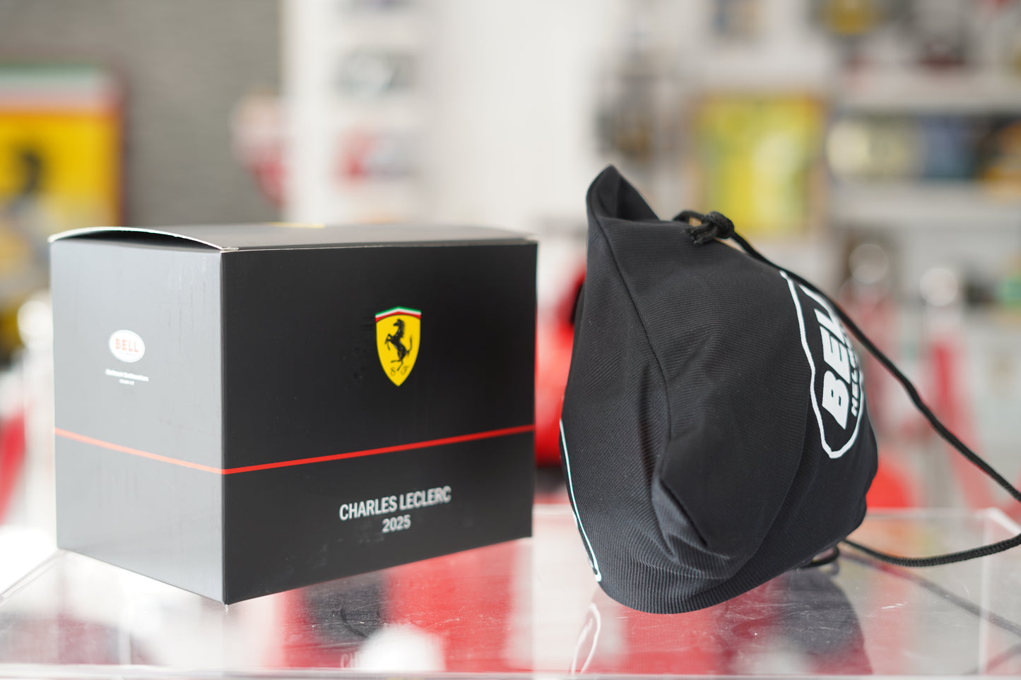 2025 Charles LeClerc Ferrari 1:2 Scale Helmet Signed