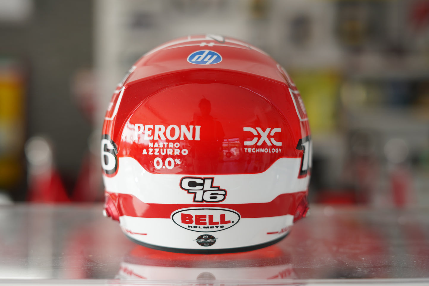 2025 Charles LeClerc Ferrari 1:2 Scale Helmet Signed